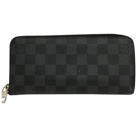 louis vuitton vertical zipper wallet men - diamer graphite|Compact & Long Wallets .